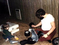 Ben Dorrough; Dan Dorrough; building big wheel tricycle