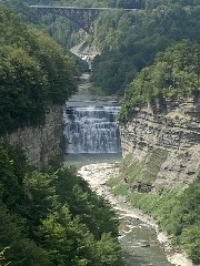 Railroad bridge at Letchworth
