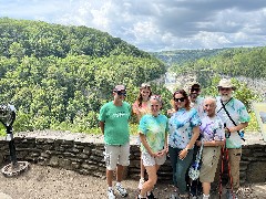 Kurt McCandless; Ellery Kate Wheeler; Katherine (Kat) McDougal Wheeler McCandless; Sarah Elizabeth Derry; Ben Dorrough; Ruth Bennett McDougal Dorrough; Dan Dorrough; Letchworth Park, NY