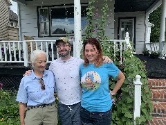Ruth Bennett McDougal Dorrough; Ben Dorrough; Sarah Elizabeth Derry; Home Canandaigua- 180 West Avenue, NY
