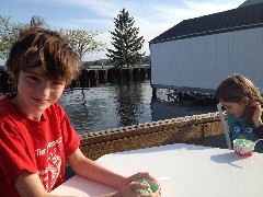 Jacob, Ellery Wheeler; On the pier; Canandaigua NY 14424