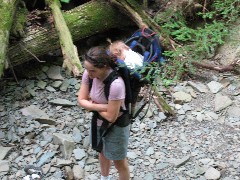 Katherine (Kat) McDougal Wheeler McCandless; Ellery Wheeler; at Hi Tor