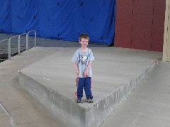 Jacob Wheeler; on the stage at CMAC at FLCC