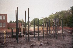 burned Playground at Canandaigua Elementary
