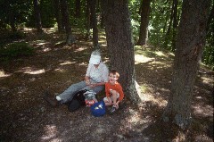 Ruth Dorrough; Jacob Wheeler; hiking at Hi Tor