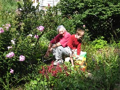 Ruth Dorrough; Jacob Wheeler; gardening
