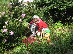 Ruth Dorrough; Jacob Wheeler; gardening
