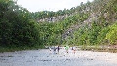Laura McCandless; Ruth Bennett McDougal Dorrough; Katherine McDougal Wheeler McCandless; Kurt McCandless; Ellery Wheeler; Jacob Wheeler; Kate McCandless; Taughannock State Park NY;
