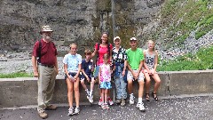 Dan Dorrough; Kate McCandless; Jacob Wheeler; Katherine McDougal Wheeler McCandless; Ellery Wheeler; Ruth Bennett McDougal Dorrough; Kurt McCandless; Laura McCandless; Taughannock State Park NY;