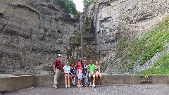 Dan Dorrough; Kate McCandless; Jacob Wheeler; Katherine McDougal Wheeler McCandless; Ellery Wheeler; Ruth Bennett McDougal Dorrough; Kurt McCandless; Laura McCandless; Taughannock State Park NY;