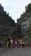 Dan Dorrough; Kate McCandless; Jacob Wheeler; Katherine McDougal Wheeler McCandless; Ellery Wheeler; Ruth Bennett McDougal Dorrough; Kurt McCandless; Laura McCandless; Taughannock State Park NY;