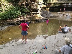 Katherine McDougal Wheeler McCandless; Jacob Wheeler; Ellery Wheeler; Ruth Bennett McDougal Dorrough; Buttermilk Falls Ithaca NY Rim Trail