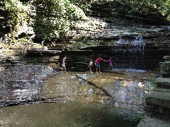 Jacob Wheeler; Katherine McDougal Wheeler McCandless; Ellery Wheeler; Buttermilk Falls Ithaca NY