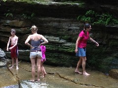 Jacob Wheeler; Laura McCandless; Ellery Wheeler; Katherine McDougal Wheeler McCandless; Buttermilk Falls Ithaca NY