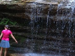 Katherine McDougal Wheeler McCandless; Buttermilk Falls Ithaca NY