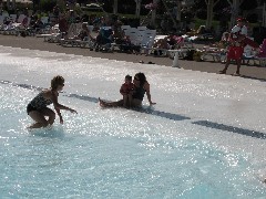 Ellery Kate Wheeler; Katherine McDougal Wheeler McCandless ; Roseland water park; wave pool