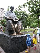 Jacob Grant Wheeler; Ellery Kate Wheeler; Ruth Bennett McDougal Dorrough; Niagara Falls (by Nicola Tesla statue); rotated