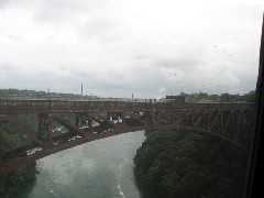 Bridge over the Niagara river (taken from Amtrak Train)