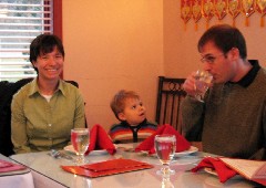 Porters 60th Birthday; Hilary, Xavier, Brian Dailey
