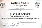 Katherine (Kat) McDougal Wheeler McCandless; awards; Danish brotherhood in language