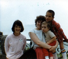 Katherine (Kat) McDougal Wheeler McCandless; Cindy Hyde (from England); Ben Dorrough; Andy McDougal; Niagara Falls