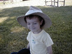 Jacob Wheeler at the Canandaigua Elementary playground