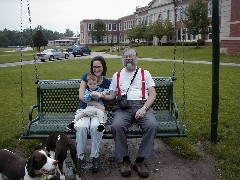 Jacob Wheeler; Kat Wheeler; Dan Dorrough; Mac Wyatt dog