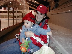 Ellery Wheeler; Katherine (Kat) McDougal Wheeler McCandless; skating rink in New England College in Henniker