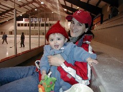 Ellery Wheeler; Katherine (Kat) McDougal Wheeler McCandless; skating rink in New England College in Henniker