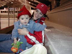 Ellery Wheeler; Katherine (Kat) McDougal Wheeler McCandless; skating rink in New England College in Henniker