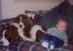 Jacob Wheeler; dog Mac Wyatt