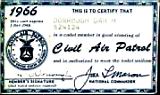 CAP Civil Air Patrol membership card; Dan Dorrough; document