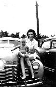 Dan Dorrough; Julia (Judy) Kish Dorrough; car