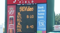 Red Wings Baseball Game Frontier Field Rochester; Kodak building