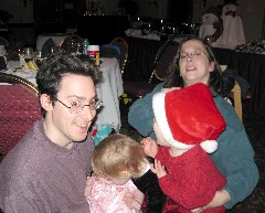 Paul Baker and Laura Baker; BCC Software Christmas Party 2006