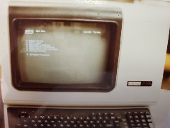 Jobs; PCD Systems; VT105 terminal running Medoffice