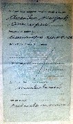 Grandparents; Julia Szechy (Szecsi) Passport
Traveling to ( az dilam vagy vildgresz, hova az utazas tervezletik ) New York America 
Purpose of travel ( Az utazas czelja )