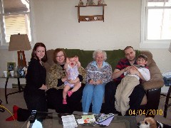 Amanda Clabaugh; Becky Diment; Darrah Clabaugh; Judy Dorrough; Matthew Clabaugh; Spencer Clabaugh