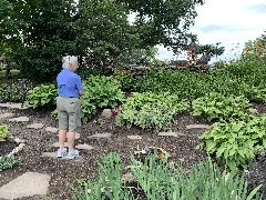 Ruth Bennett McDougal Dorrough; Flowers; Canandaigua Garden Tour