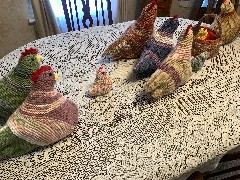 Ruth; Handy Work; Emotional Support Chickens