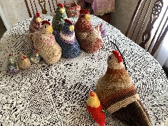 Ruth; Handy Work; Emotional Support Chickens