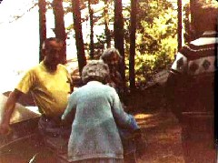 Gordon Bennett; Alice Haydock Bennett; camp