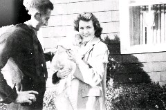 Gordon Bennett; Alice Haydock Bennett; Ruth Bennett McDougal Dorrough; camp