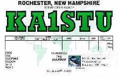 Gordon Bennett s Ham Radio Operator QSL card KA1STU