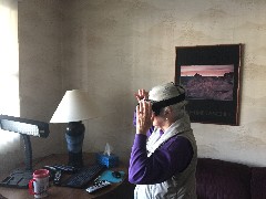 Ruth Bennett McDougal Dorrough; Oculus Rift Virtual Reality Glasses