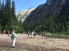 Ruth Bennett McDougal Dorrough; Avalanche Lake; West Glacier National Park, MT
