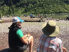 Ruth Bennett McDougal Dorrough; Avalanche Lake; Glacier National Park, MT
