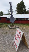 World s Largest Purple Spoon; East Glacier, MT