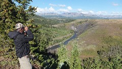 Indian Guided Tour by Alger; East Glacier, MT