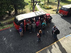 Red Bus; Glacier Lodge; East Glacier, MT